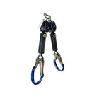 3M DBI-SALA Nano-Lok Personal Self Retracting Lifeline 3101313, Twin-leg, Web, 6 ft. (1.8m), 1 EA - DBI-SALA