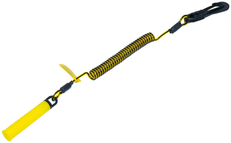 3M DBI-SALA Quick Spin Permanent Marker Holder, 1500034, with coil, yellow, 0.5 in (1.2 cm), 10 pack - DBI-SALA