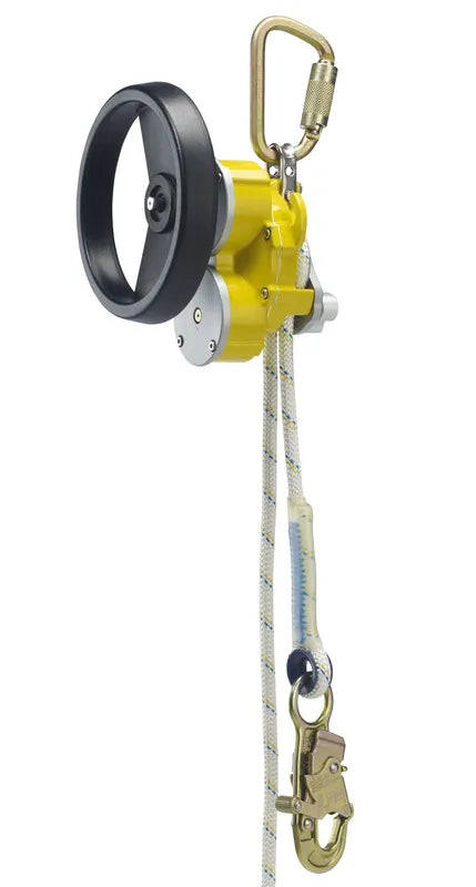 3M DBI-SALA Rollgliss R550 Rescue and Descent Device, 3327450, yellow, 450 ft (137 m) - DBI-SALA