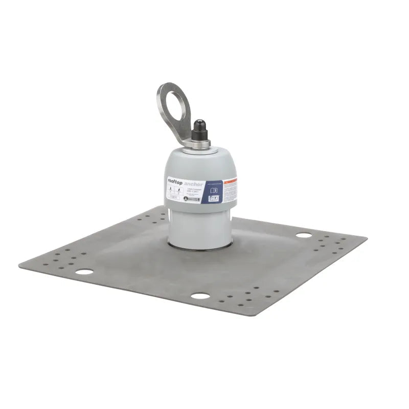 3M DBI-SALA Roof Top Anchor, 2100139, for standard membrane roofs, silver, 16 in x 16 in x 9 in (41 cm x 41 cm x 23 cm) - DBI-SALA