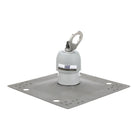3M DBI-SALA Roof Top Anchor, 2100139, for standard membrane roofs, silver, 16 in x 16 in x 9 in (41 cm x 41 cm x 23 cm) - DBI-SALA