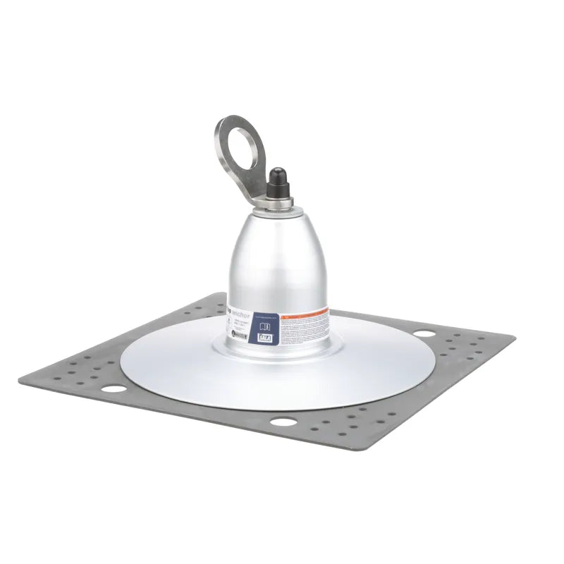 3M DBI-SALA Roof Top Anchor, 2100142, for bitunum membrane, silver, 16 in x 16 in x 9 in (40 cm x 40 cm x 23 cm) - DBI-SALA