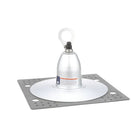 3M DBI-SALA Roof Top Anchor, 2100142, for bitunum membrane, silver, 16 in x 16 in x 9 in (40 cm x 40 cm x 23 cm) - DBI-SALA