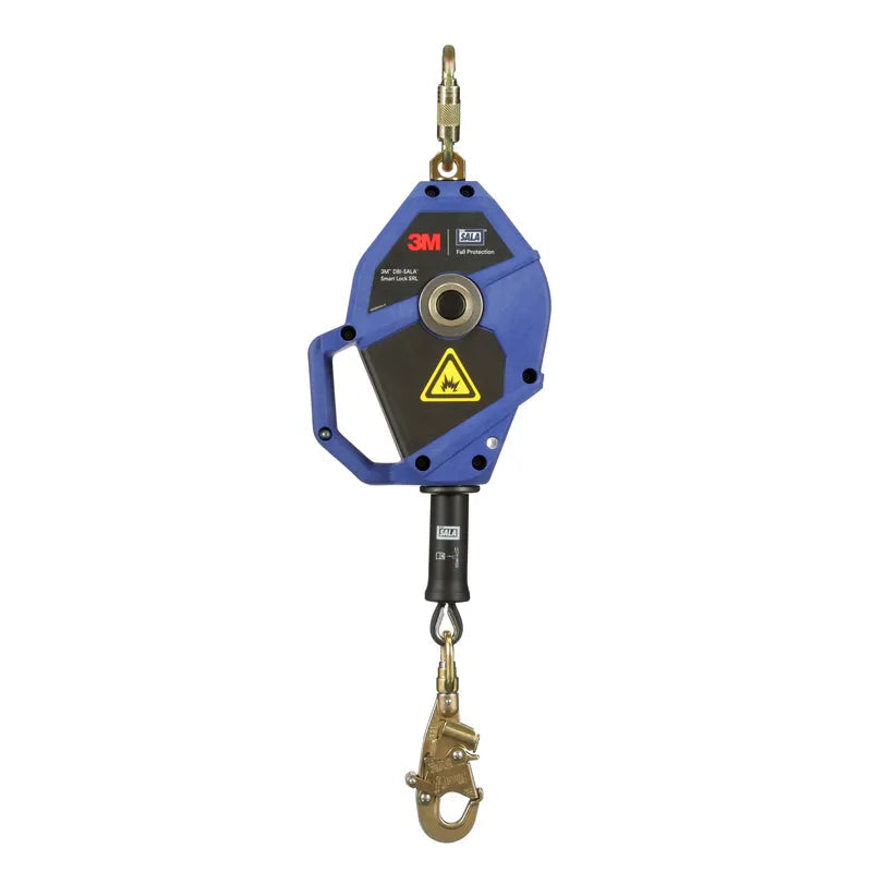 3M DBI-SALA Smart Lock Self-Retracting Lifeline - Rope 3503805, Blue, Arc Flash, 6 m (20 ft) - DBI-SALA