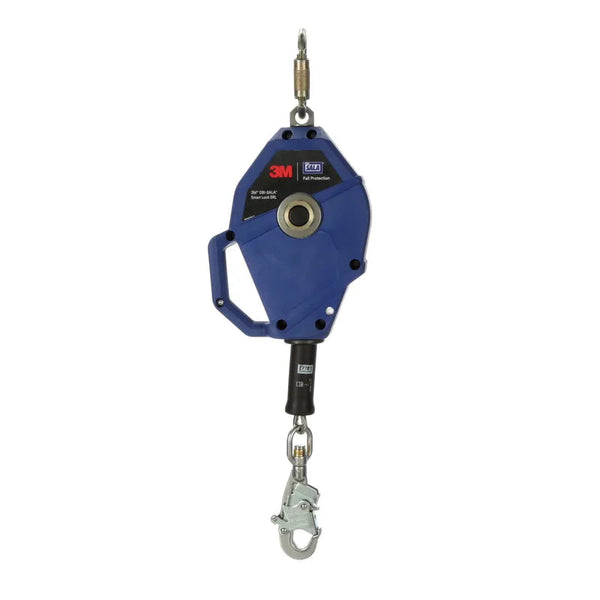 3M DBI-SALA Smart Lock Self-Retracting Lifeline - Stainless Steel Cable 3503801, blue, 9.1 m (30 ft)