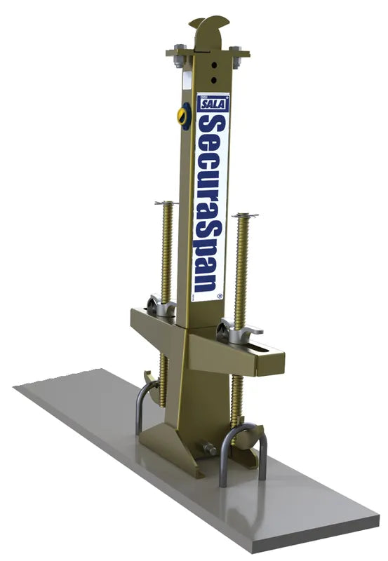 3M DBI-SALA Temporary Loop Rebar Horizontal Lifeline Stanchion with Base 7400045 - DBI-SALA