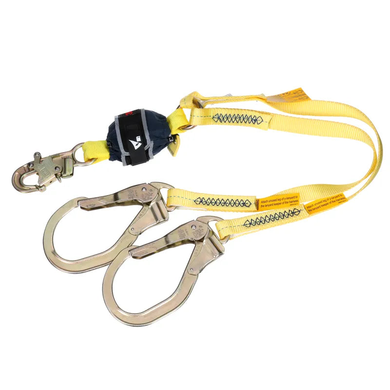 3M DBI-SALA Twin-Leg Web Shock-Absorbing Lanyard 1246580C, 132 - 310 lb (59.9 - 140.6 kg), 4 ft (1.2 m) - DBI-SALA