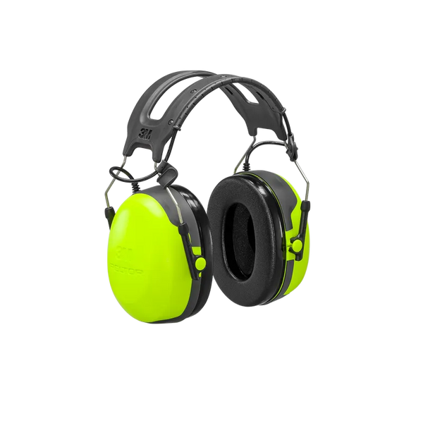 3M PELTOR CH-3 Headset HT52A-112, Listen Only, Yellow, Headband, FLX2