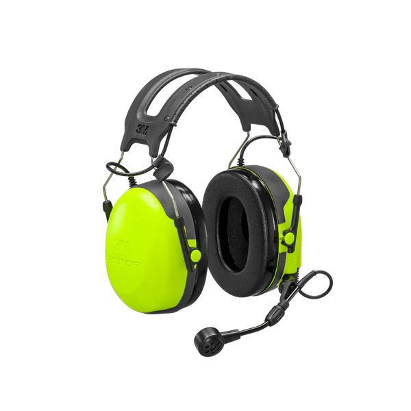 3M PELTOR CH-3 Headset MT74H52A-110, Headband, Yellow, FLX2
