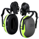 3M PELTOR Full Brim Helmet Attached Earmuffs X4P51E, Electrically Insulated, 10/Case - PELTOR