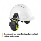 3M PELTOR Helmet Attached Earmuffs X4P5E, Electrically Insulated, 10/Case - PELTOR