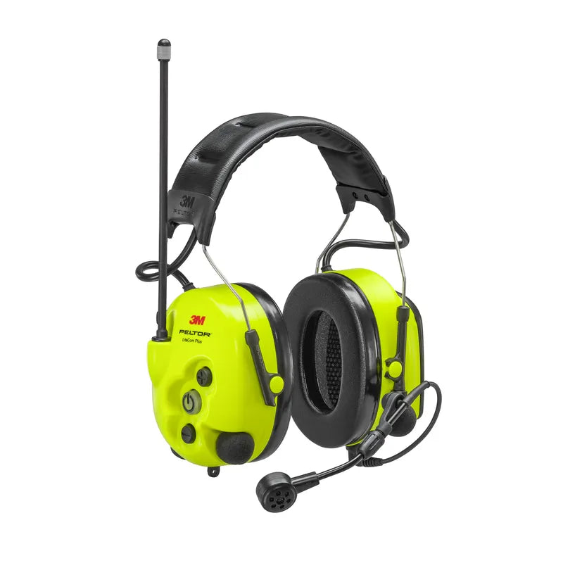 3M PELTOR LiteCom Plus Headset MT73H7A4610NA, Headband, 5 ea/Case - PELTOR