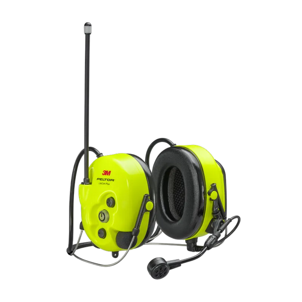 3M PELTOR LiteCom Plus Headset MT73H7B4610NA, Neckband, 5 ea/Case