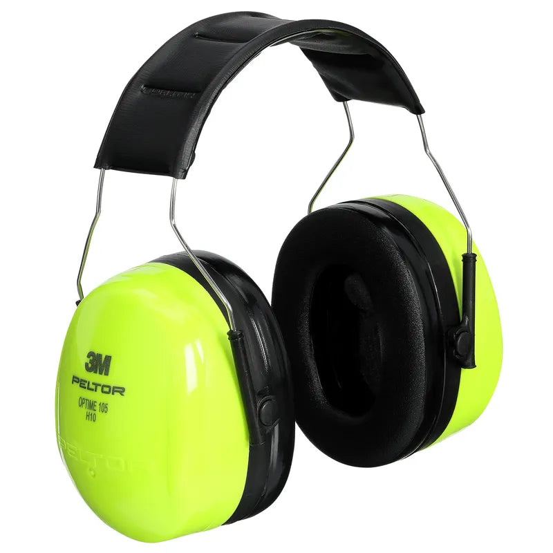 3M PELTOR Optime 105 Earmuffs, H10A HV, over-the-head, 10 pairs per case - PELTOR