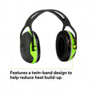 3M PELTOR X Series Earmuffs, X4A, over-the-head, 10 pairs per case - PELTOR