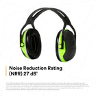 3M PELTOR X Series Earmuffs, X4A, over-the-head, 10 pairs per case - PELTOR