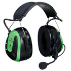 3M PELTOR WS ALERT XPV Headset MRX21A1WS7, App, Green, Headband, Solar Powered, MultiPoint Bluetooth, 10 ea/Case - PELTOR