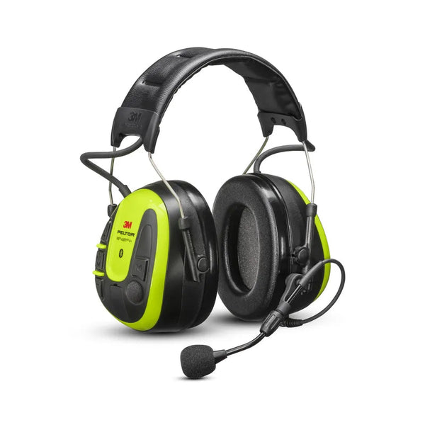 3M PELTOR WS ALERT X+, MRX21A3WS7-NA, App, Bright Yellow, Headset, Headband, Bluetooth, 10 ea/Case
