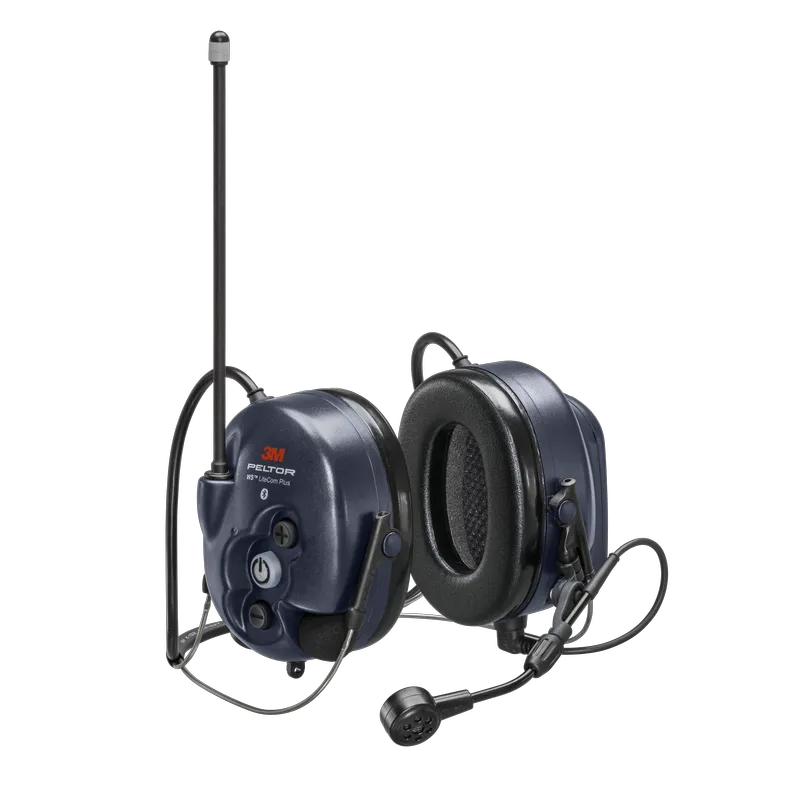 3M PELTOR WS LiteCom Plus Headset MT73H7B4610WS6NA, Neckband, NRR 27, CSA Class A, 5/Case - PELTOR
