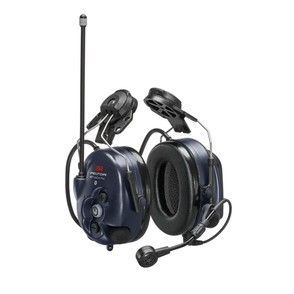 3M PELTOR WS LiteCom Plus Headset MT73H7P3E4610WS6NA, Hard Hat Attached, 5 ea/Case