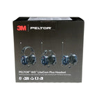 3M PELTOR WS LiteCom Plus Headset MT73H7P3E4610WS6NA, Hard Hat Attached, 5 ea/Case - PELTOR