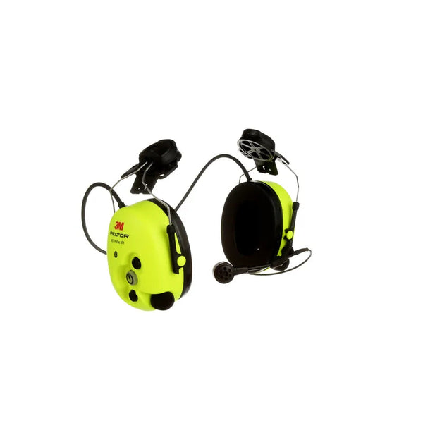 3M PELTOR WS ProTac XPI Level Dependent Bluetooth Headset MT15H7P3EWS6-111, FLX2, Helmet Attached, Yellow, NRR 26 dB, CSA A