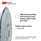 3M Particulate Filter, 2078, P95, with nuisance level acid gas and organic vapour relief, 50 pairs/case - 3M