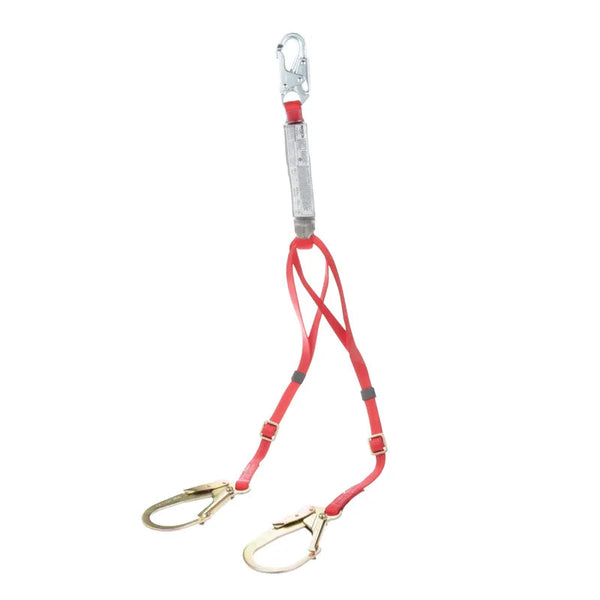 3M Protecta Adjustable 100% Tie-Off Web Shock-Absorbing Lanyard 1342275C, 121 - 310 lb, (54.9 kg - 140.6 kg), 6 ft (1.8 m)