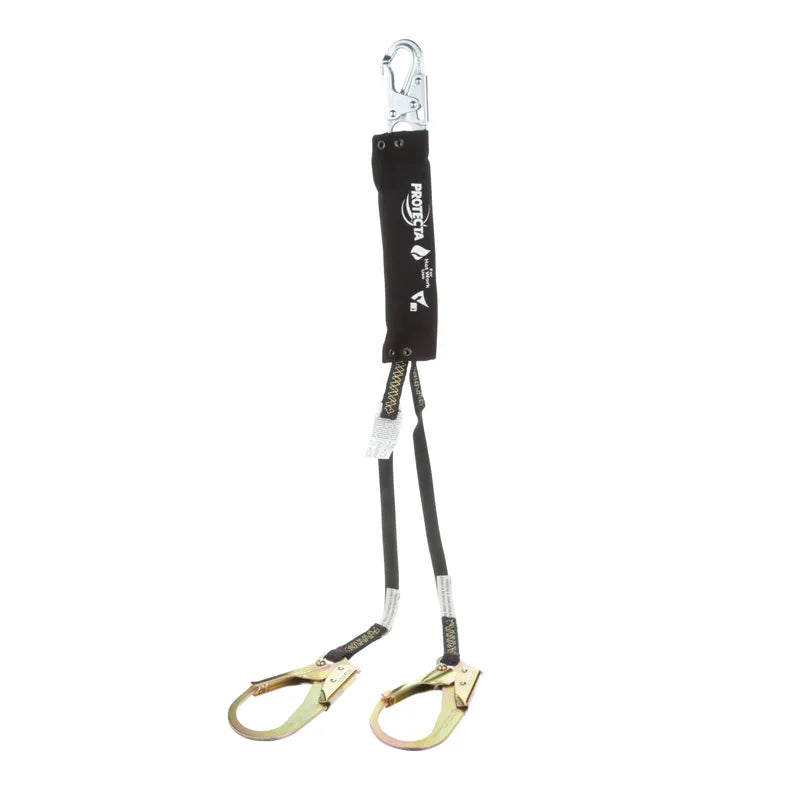 3M Protecta Hot Work 100% Tie-Off Web Shock-Absorbing Lanyard 1340186C, Kevlar Fiber, 121 - 310 lb (54.9 - 140.6 kg), 4 ft (1.2 m) - Protecta