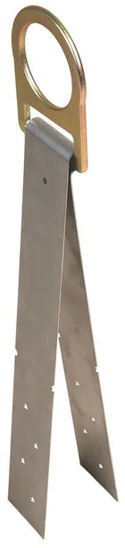 3M Protecta Permanent Ridge Roof Anchor, 2103678C, permanent, silver, 17 in x 40 in x 0.6 in (43 cm x 102 cm x 1.5 cm) - DBI-SALA