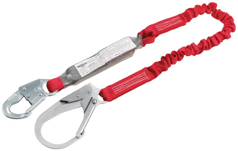 3M Protecta Stretch Web Shock-Absorbing Lanyard 1341125C, 121 - 310 lb, (54.9 kg - 140.6 kg), 6 ft (1.8 m) - Protecta