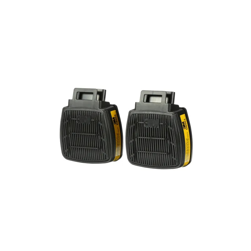 3M Secure Click Organic Vapour/Acid Gas Cartridge with Dual Flow D8003, 60/Case - Secure Click