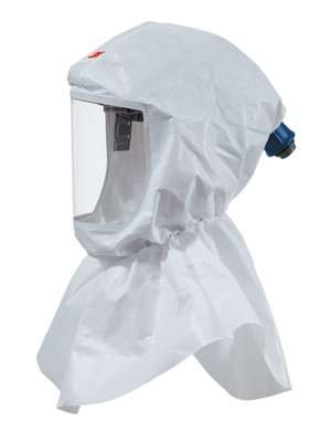 3M Versaflo Replacement Hood with Inner Collar S-605-10, for Premium Head Suspension, 10 ea/Case