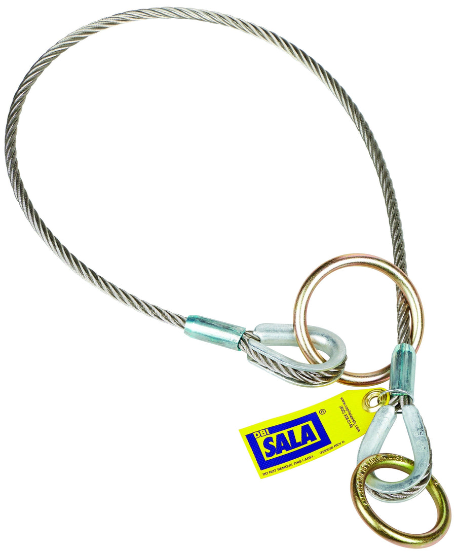 3M DBI-SALA Cable Tie-Off Adaptor 5900552C, 10 ft (3 m), 1/Case