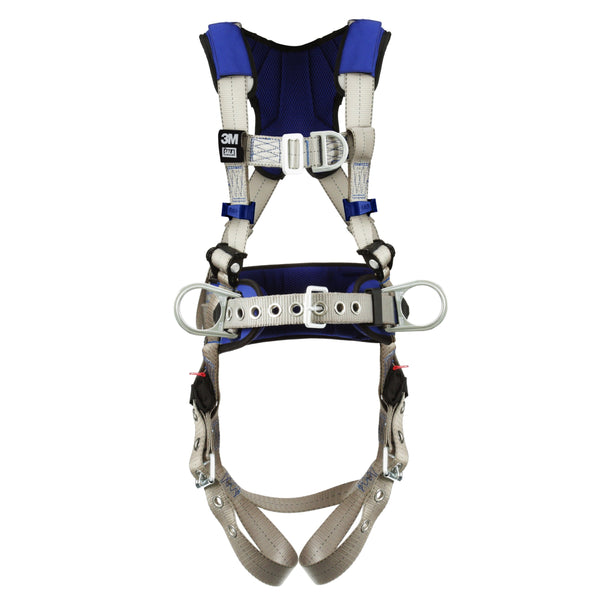 3M DBI-SALA ExoFit X100 Safety Harness 1401078C, Comfort Construction Climbing/Positioning, X-Large