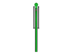 3M DBI-SALA FlexiGuard M200 Semi-Fixed Height Mast 8530904, Dual User, 12 ft Reach, 25-30 ft Height