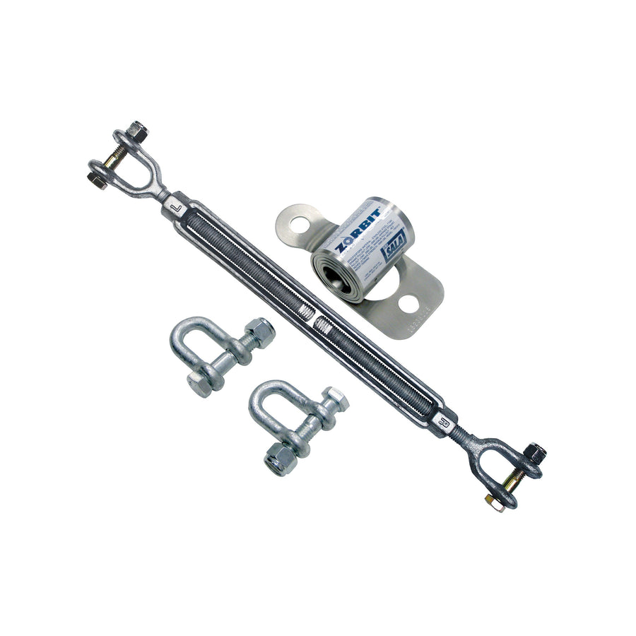 3M DBI-SALA Metal Horizontal Lifeline Energy Absorber with Hardware Kit 7401032, 2 Shackles, Turnbuckle