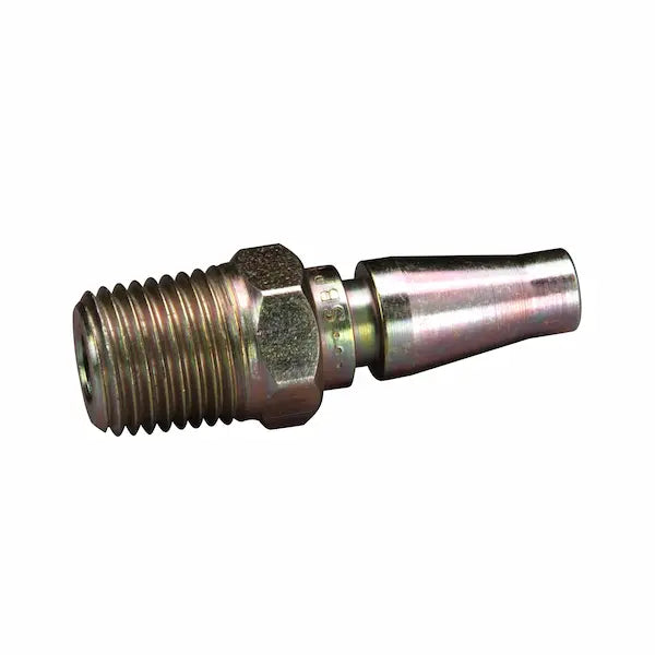 3M Plug, W-3186-2, schrader fittings, 1/4 in body size x 1/4 in MPT (0.64 cm x 0.64 cm), 2/bag