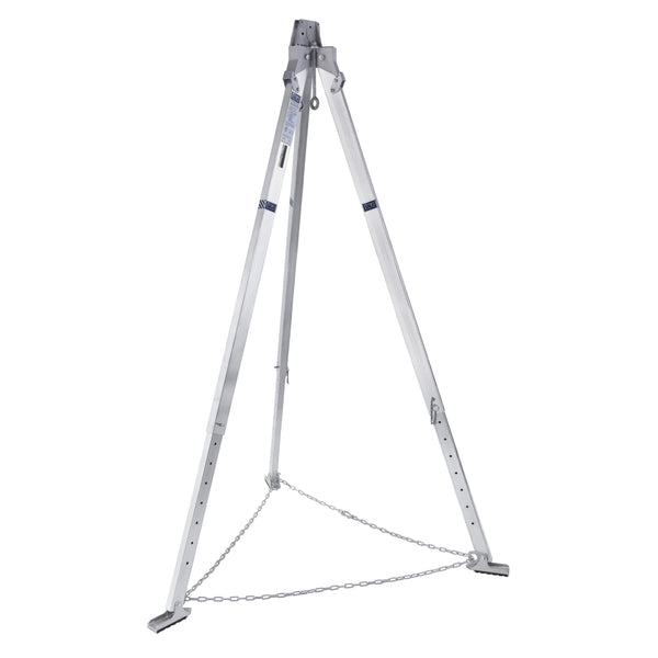 3M Protecta Confined Space Aluminum Tripod with 3-Way SRL 8308060, 1.5 - 2.1 m High, 15.2 m Galvanized Steel Cable