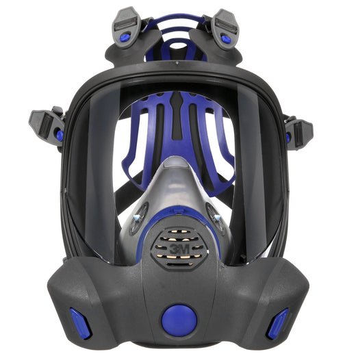 3M Secure Click Full Facepiece Reusable Respirator FF-802, Medium, 4/Case