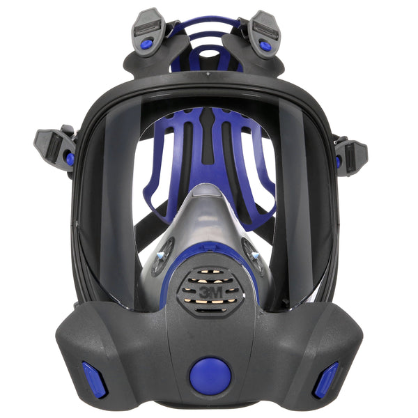 3M Secure Click Full Facepiece Reusable Respirator FF-802, Medium, 4/Case