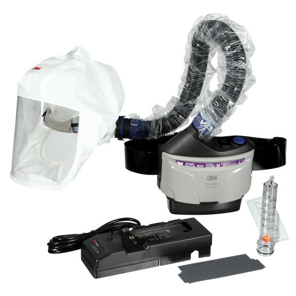 3M Versaflo Healthcare Powered Air Purifying Respirator Kit, TR-300N+ HKL, medium/large, 1/pack