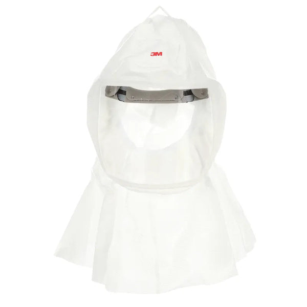 3M Versaflo Hood with Integrated Head Suspension, S-433S-5, white, small/medium, 5/case