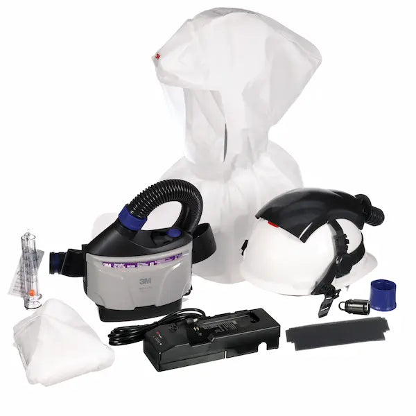 3M Versaflo Industrial Hard Hat with Hood PAPR Kit TR-300N+ IHK, 1 EA/Case