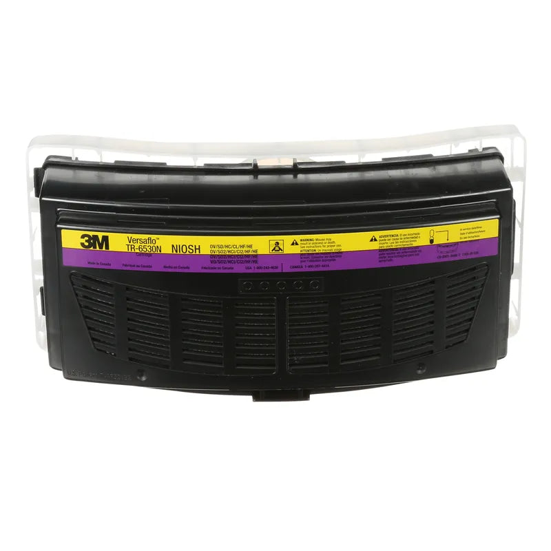 3M Versaflo Organic Vapour/Acid Gas/HEPA Cartridge, TR-6530N, for 3M Versaflo Powered Air Purifying Respirator, TR-600 and TR-800, 5/case - 3M