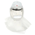 3M Versaflo Painter's Hood Assembly with Inner Shroud and Premium Head Suspension, S-757, white, 1/case - 3M