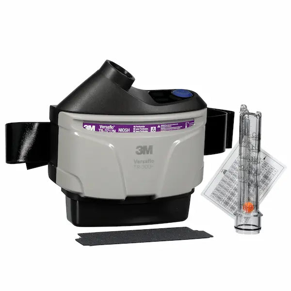 3M Versaflo Powered Air Purifying Respirator Assembly, TR-304N+, with easy clean belt and high capacity battery