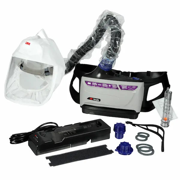 3M Versaflo Headcover Powererd Air Purifying Respirator Kit, TR-600-HKL, medium/large, 1/case