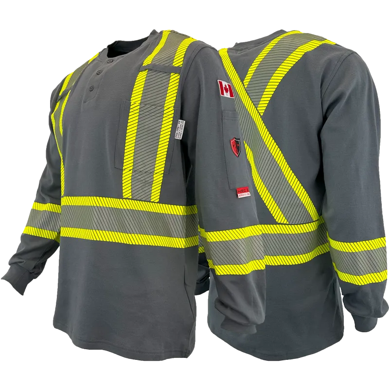 FR/AR 4” Henley Shirt - Atlas Workwear