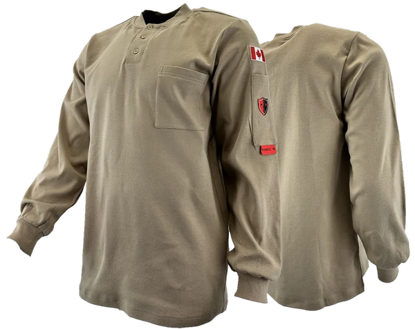Atlas Workwear FR/AR Non-Striped Henley Shirt